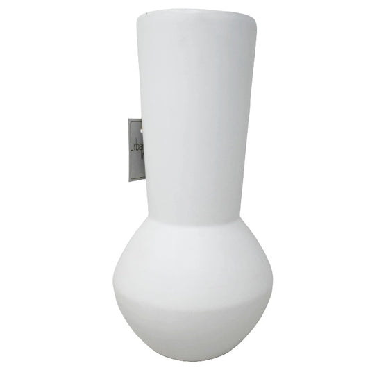 5.2x5.2x10.3" Wht Vase C/P 12