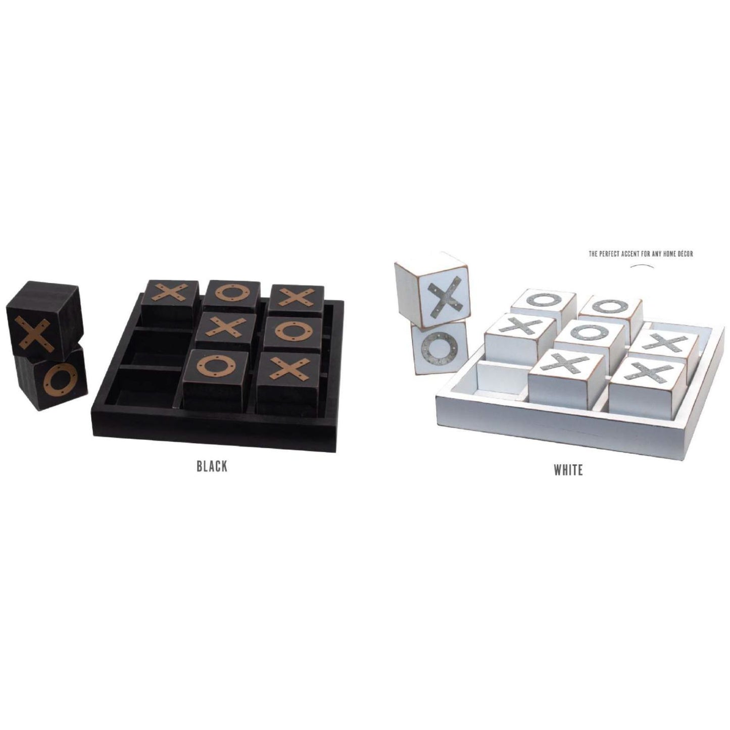 WOOD TIC TAC TOE GAME SET ASST C/P 24