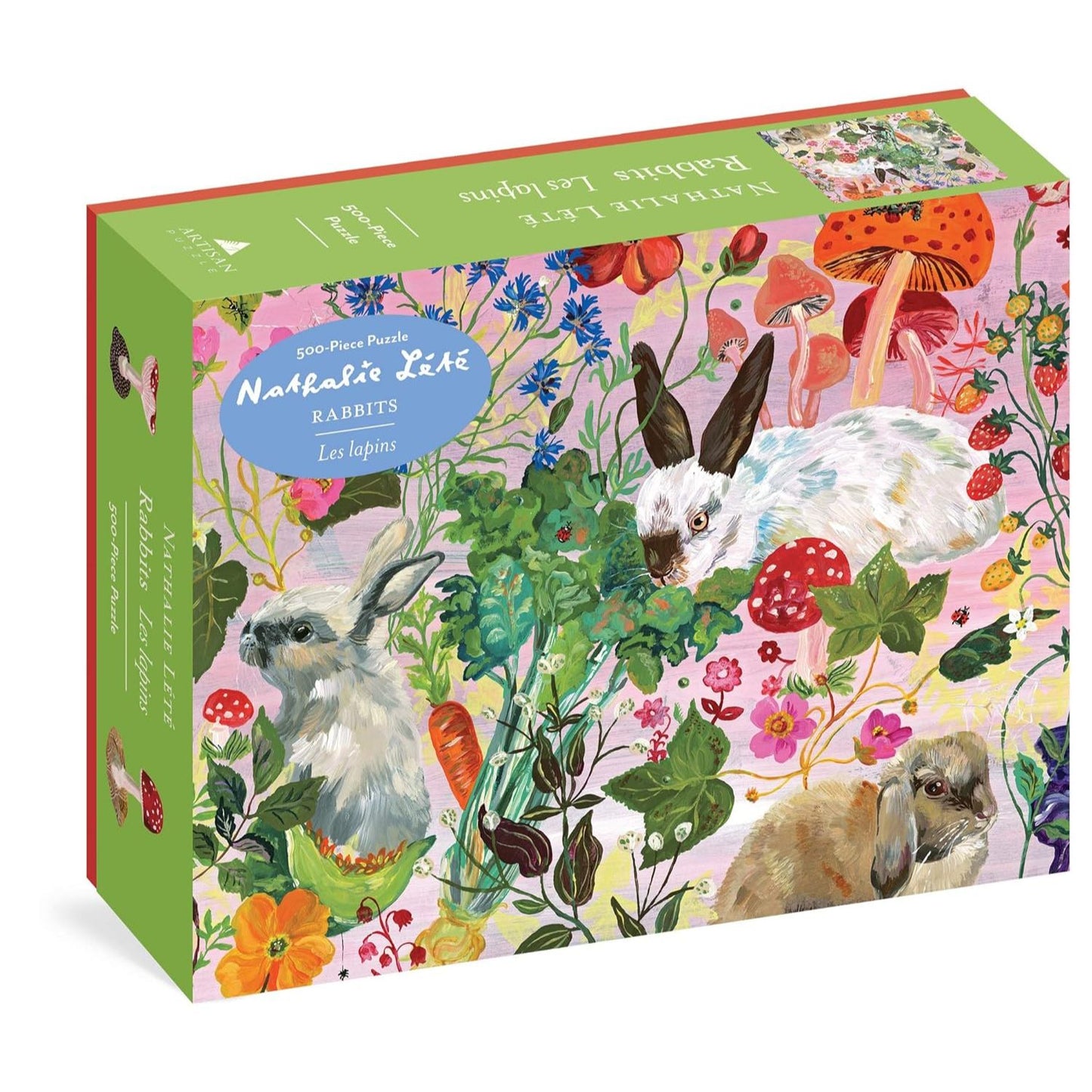 500pc Nathalie Lete Rabbits Puzzle C/P 12