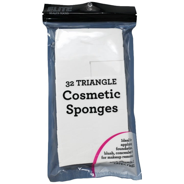 32ct Triangle Cosm Sponges C/P 72 Inner 6 ELITE