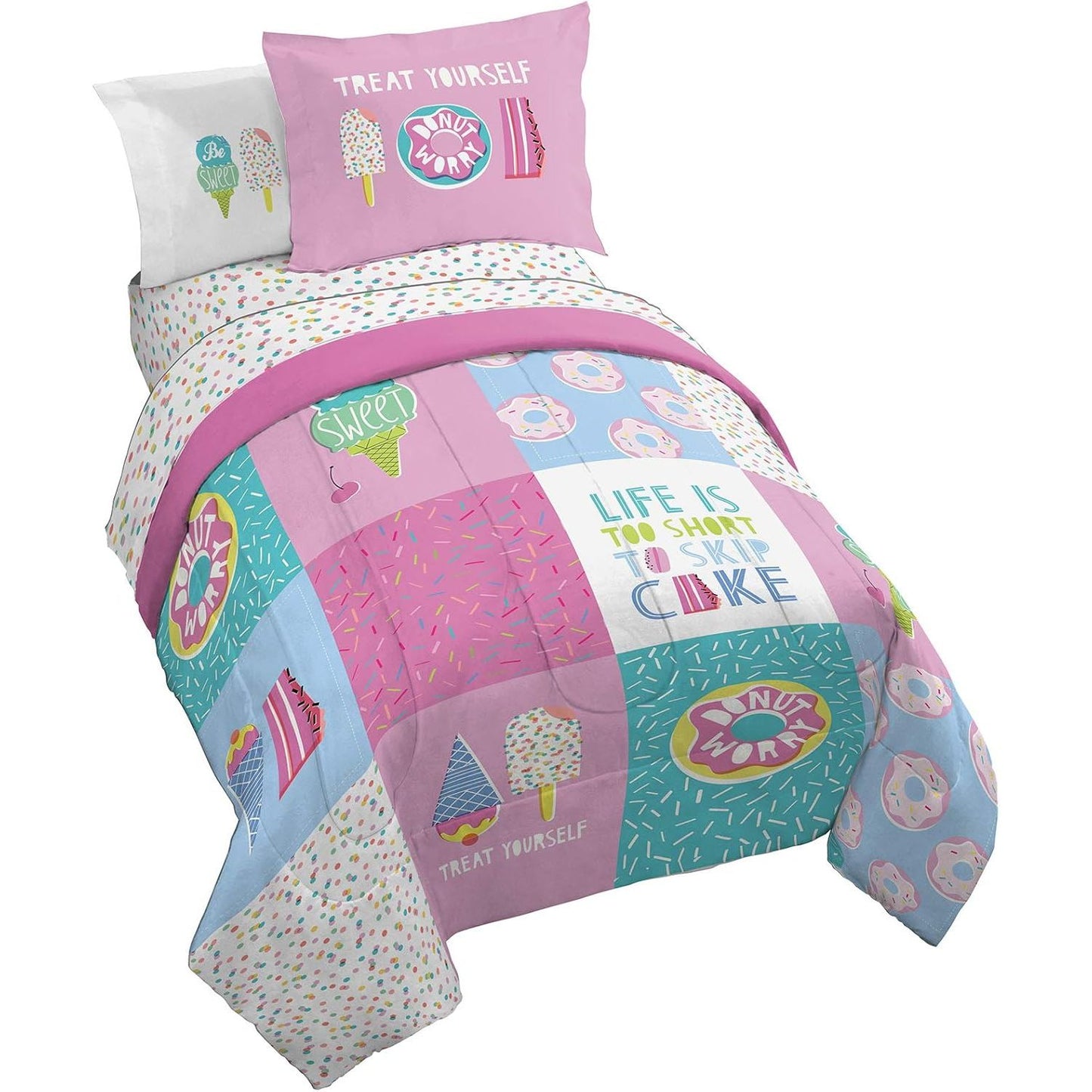 7pc Full Be Sweet Bedding and Sheet Set Non License C/P 4