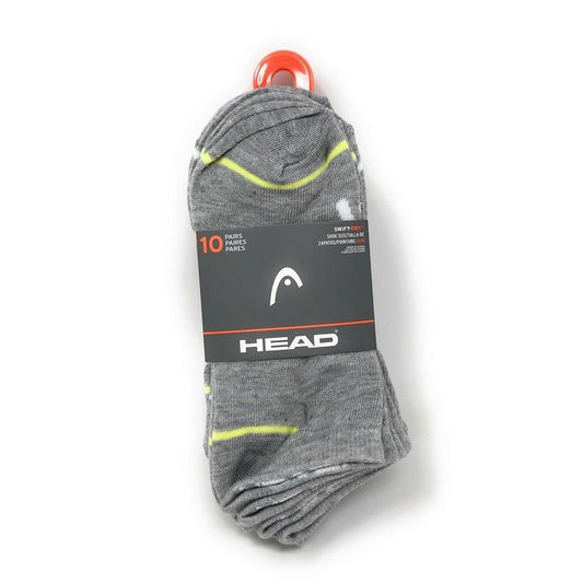 LADIES 9-11 10PK HEAD TIPPED H/T NS SOCKS C/P 60