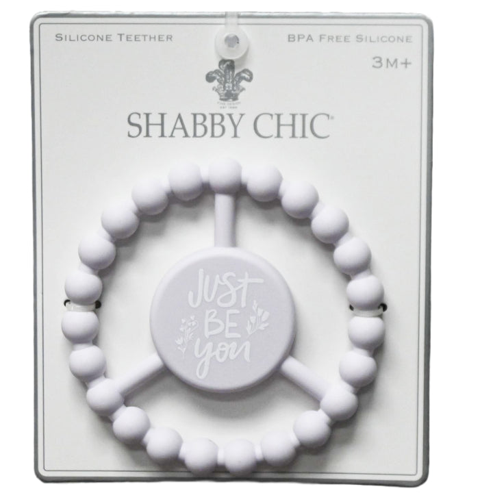 1pc Silicone Peace Teether - Lavender "Just Be You" C/P 100
