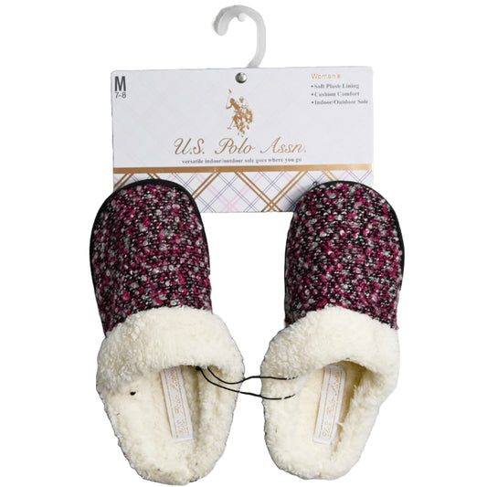 U.S. POLO ASSN. LADIES SLIPPERS SIZE 5-10 C/P 24