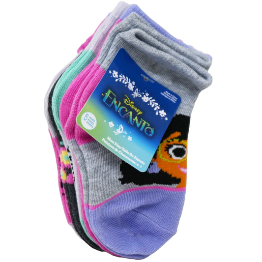 5pk ENCANTO GIFTED QRT SOCKS SIZE 2T-4T C/P 60
