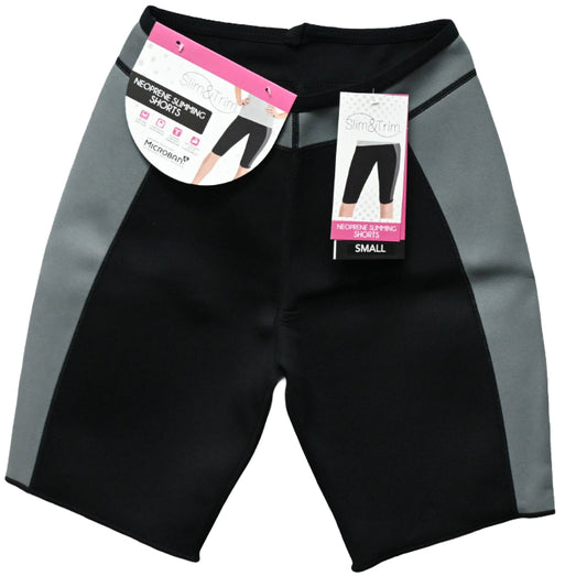 BLK/GRY WOMEN NEOPRENE SHORT (FLAT PACKED) ASST SIZE (S,M,L,XL,XXL) C/P 12