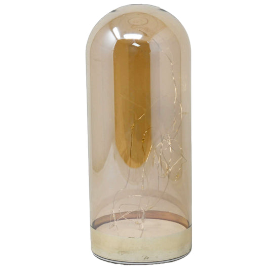 GLASS VASE W/LED STRING LIGHT W/O BATTERIES C/P 12