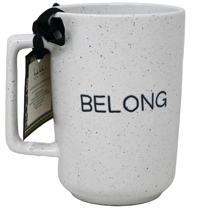 Tall Mug with Debossed "Belong" Nicole Miller C/P 36
