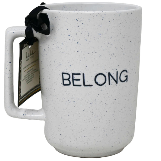 Tall Mug with Debossed "Belong" Nicole Miller C/P 36