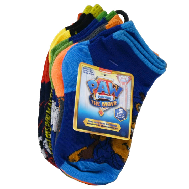 5pk 2T-4T PAW PATROL MOVIE ADVENTURE CITY SOCKS C/P 60