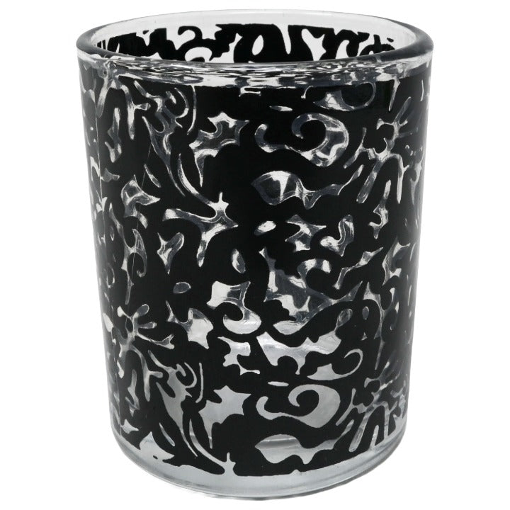 Black Glass Votive Candle Holder C/P 72 Richland