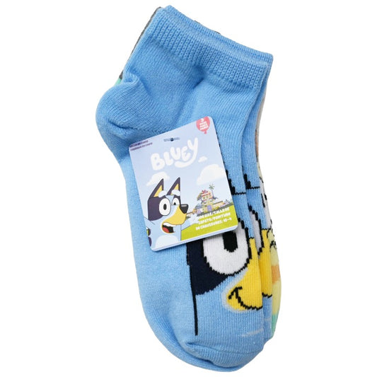 5pk BOYS BLUEY LOOKING FOR FUN QRT SOCKS SIZE 6-8 C/P 60