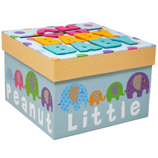 Baby Card Box Little Peanut Oh Baby Baby 8.25"x8.25"x5.75" C/P 2