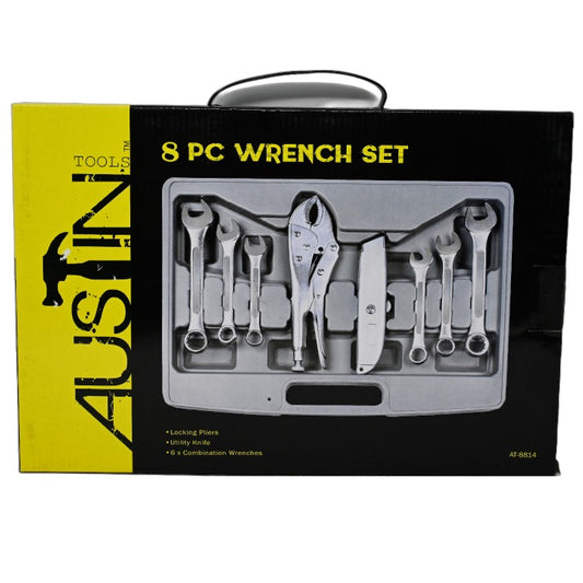 8pc Wrench Set - Chrome C/P 10