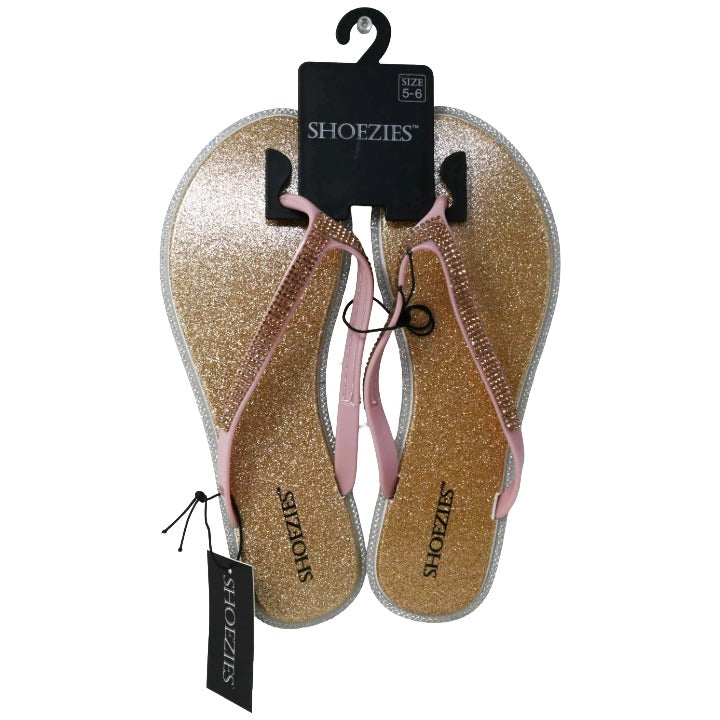 Womens Gld Jwl Sandals C/P 24 SHOEZIES