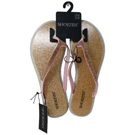 Womens Gld Jwl Sandals C/P 24 SHOEZIES