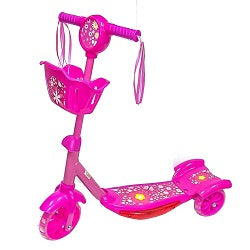 PINK SCOOTER WITH MUSIC AND LIGHT C/P 6