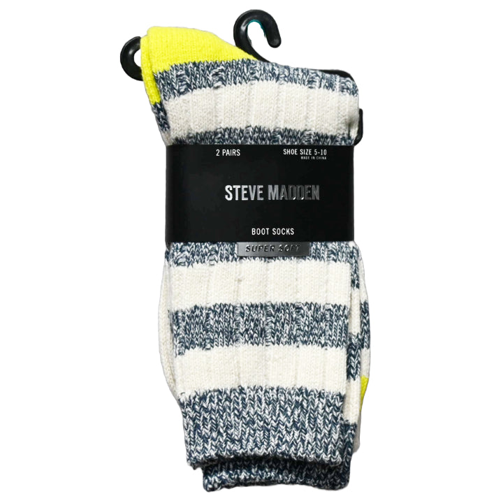 2pk L-BARR POLYTAM BOOT SOCKS STEVE MADDEN C/P 48