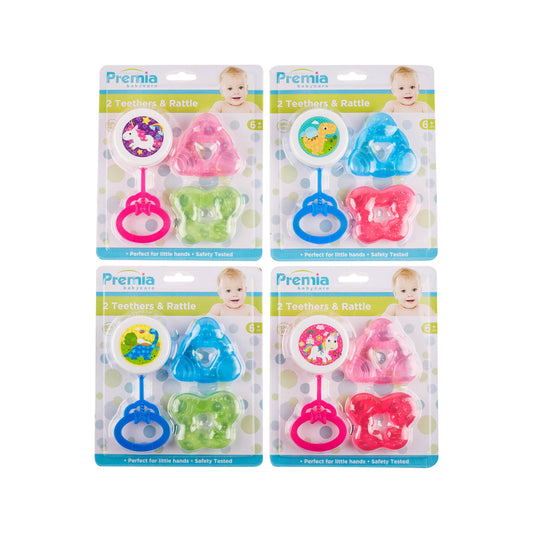 Premia Baby 2 Teether & Rattle Set C/P 24