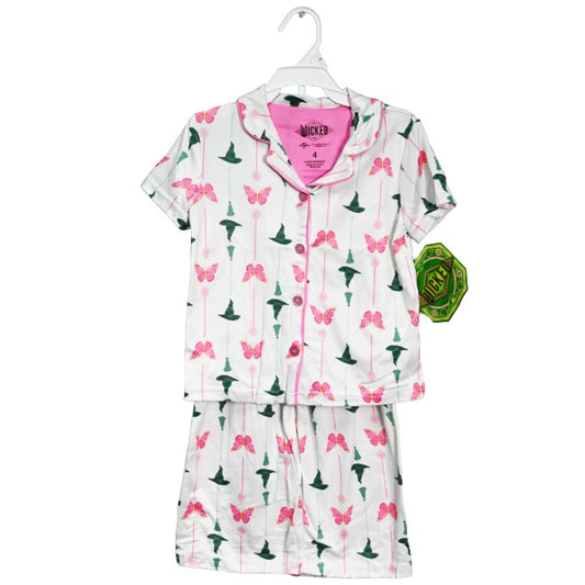 Witch Elements Sz 4,6,8,10 2pc Pajama Set Sleepwear C/P 6 Wicked