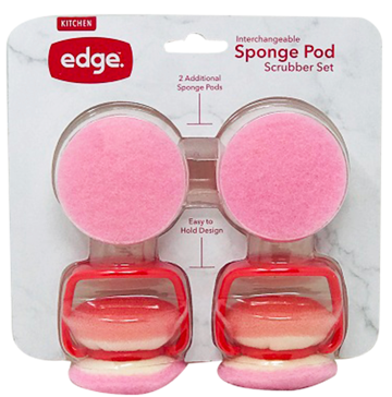 4 Pack - 2 Sponge Pods , 2 Refills C/P 24