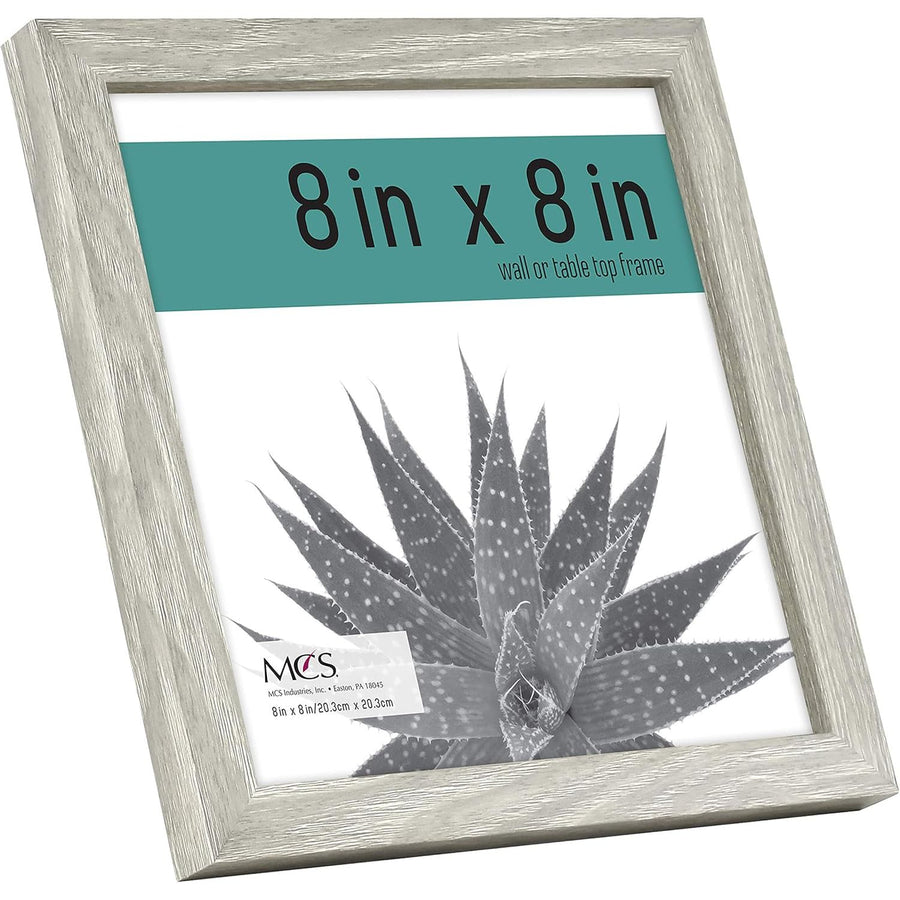 12pk 8X8" GRAY WOODGRAIN FRAME C/P 1