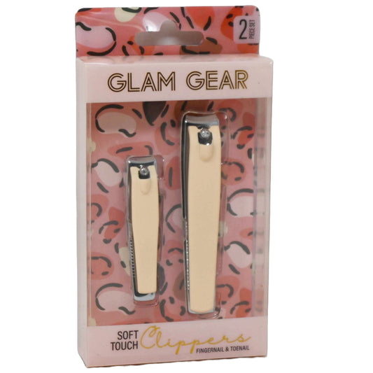 2pc SOFT TOUCH NAIL CLIPPER SET C/P 72