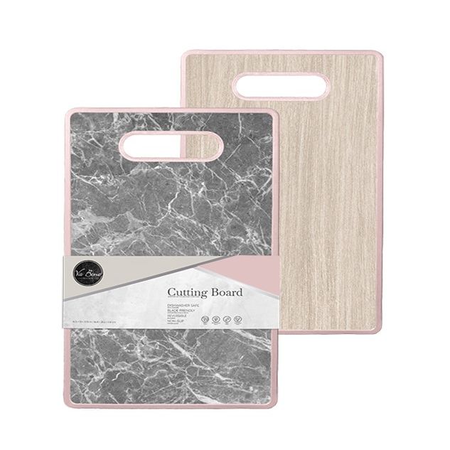 14.5"x8.5" VA BENE REVERSIBLE CUTTING BOARD C/P 24