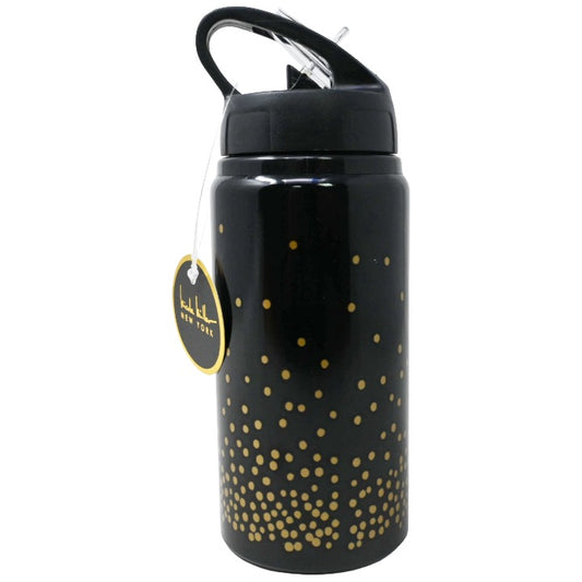 Kids Blk Gld Dots Bottle C/P 24 Nicole Miller