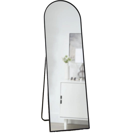 17"x58" BHG BLACK ARCH EASEL MIRROR C/P 1