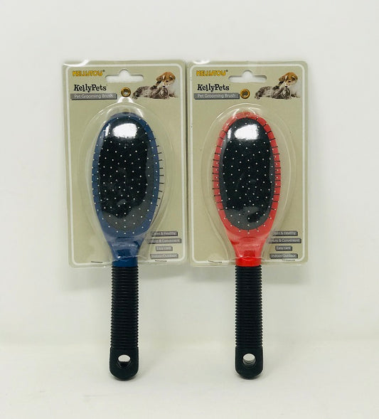 9" ONE SIDED PET BRUSH ON BLISTER CARD C/P 48
