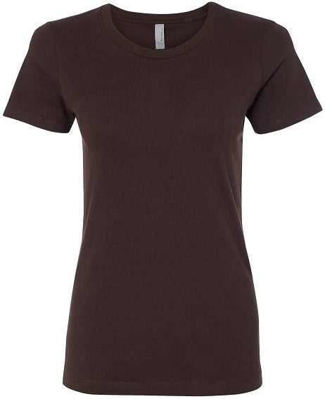 Ladies Brown T-Shirt, Asstd size s-xl C/P 96
