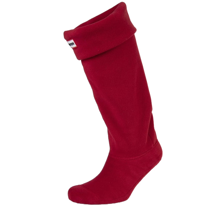 XL KIDS MILITARY RED CABLE BOOT SOCKS - ACRYLIC SOLID C/P 48