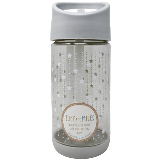 Kids Wht Gry Stars Bottle C/P 24 Zoey & Miles