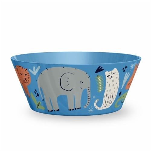 6" Kids Tapered Bowl - Jungle Animals Print C/P 12