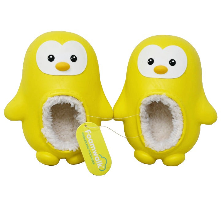 TODDLER GIRLS YELLOW NOVELTY PENGUIN FOAMWALK 4-ASST SIZE C/P 20
