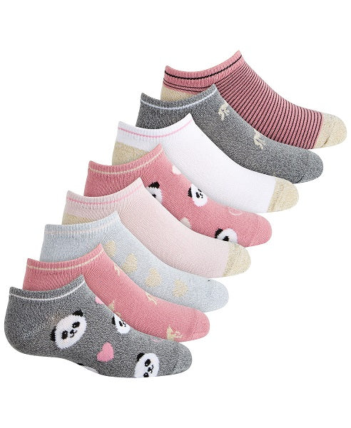 8pk 6-8 GIRLS SUPER SOFT PANDA HEARTS C/P 30