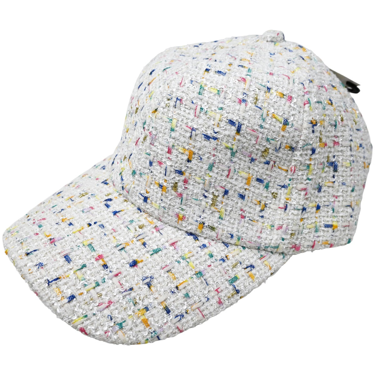 Wht Tweed Cap C/P 48 Nicole Marciano
