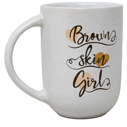 Speckled "Brown Skin Girl" Organic Mug C/P 24
