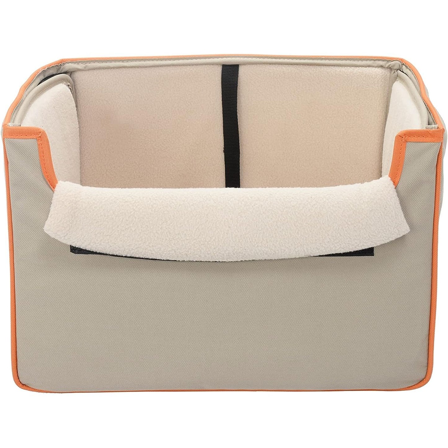 16"x12.5"x11" Beige Oxford pet collapsible car booster seat C/P 4