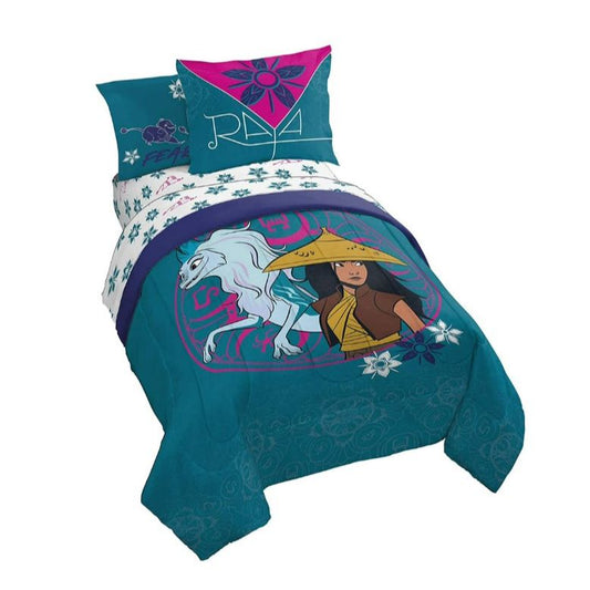 7pc Queen Raya Bedding Set C/P 3 Disney