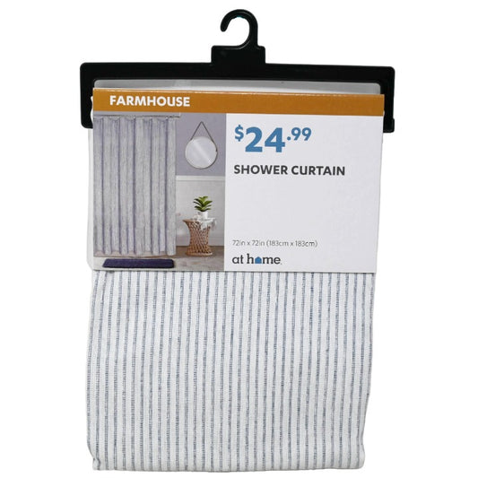 Southern Rain Fabric Shower Curtain C/P 4 (PRE-PRICE $24.99)