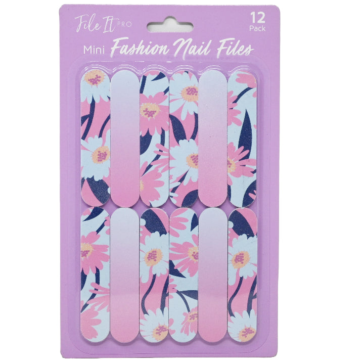 12PC MINI SALON NAIL FILE SET C/P 144