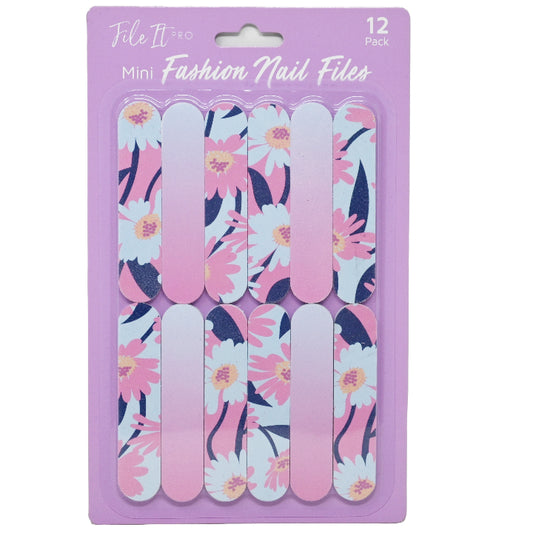 12PC MINI SALON NAIL FILE SET C/P 144