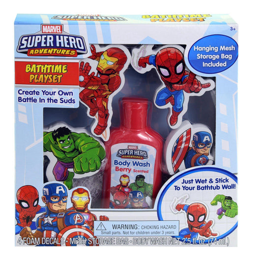 SUPER HERO ADVENTURES PLAY SET C/P 6
