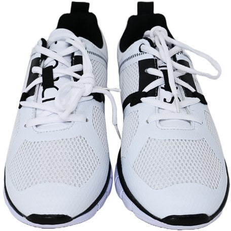 MEN WHITE/BLACK SNEAKER SHOES C/P 18