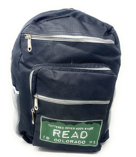 Black Printed Backpack C/P 12