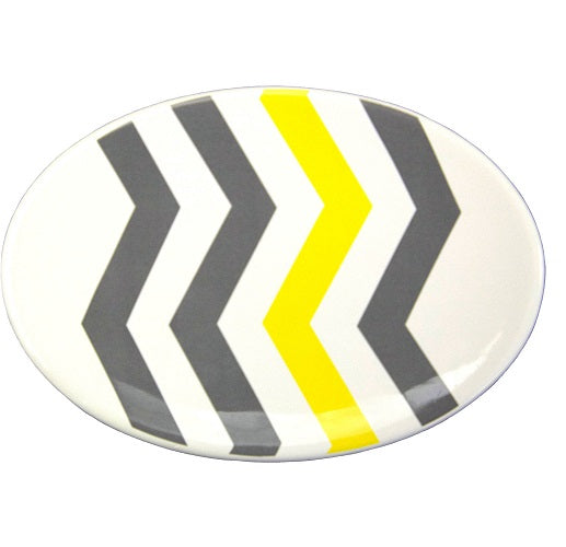 CHEVRON SOAP DISH C/P 16
