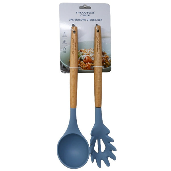 2pc DBlu Ladle Pasta Server Set C/P 12 Phantom Chef