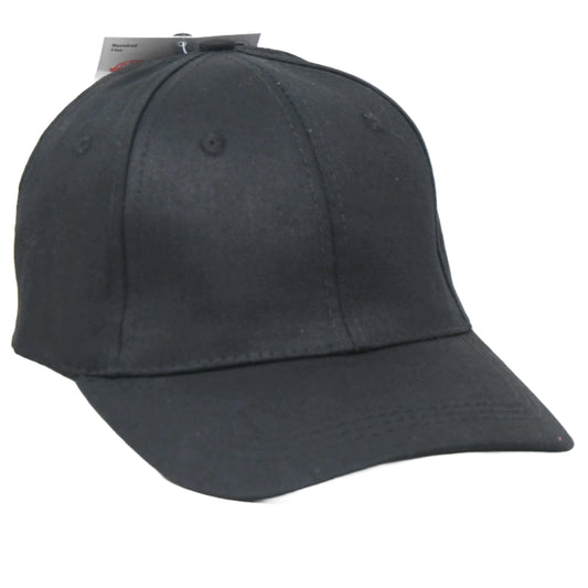 UNISEX BLACK BASEBALL HAT C/P 80